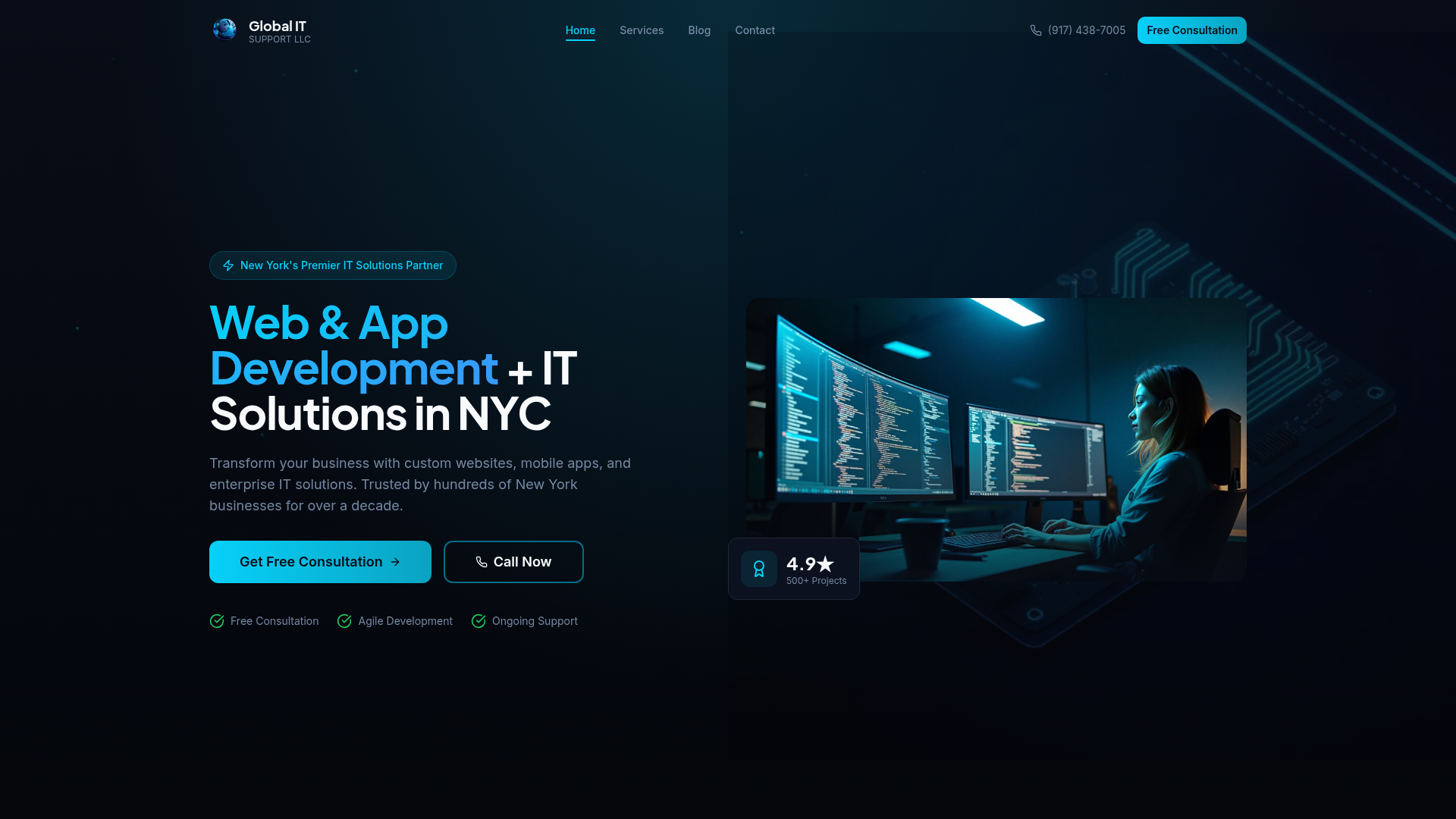 Global IT Support LLC project showcase