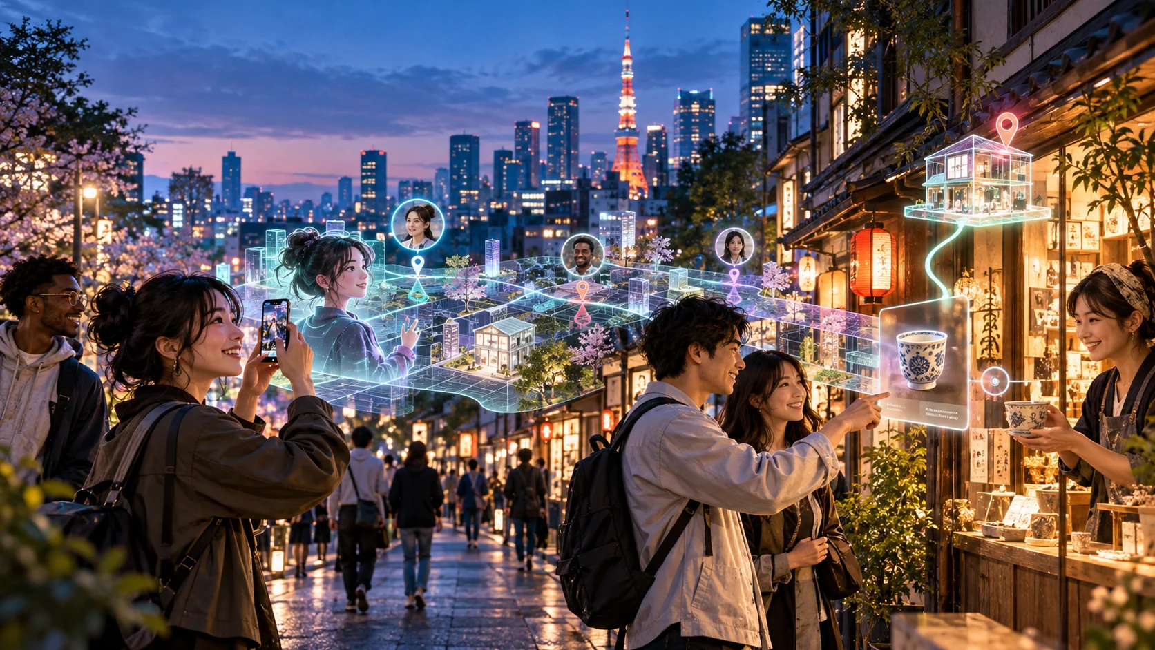 東京で位置情報、3Dアバター、クリエイター動画、地域コミュニティ、VR、ソーシャルコマースがつながるSNSの未来