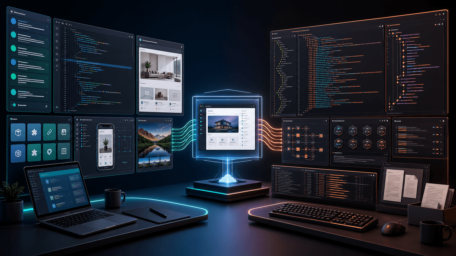ChatGPT Codex versus Claude Code comparison showing visual UI development and terminal-based AI engineering workflows